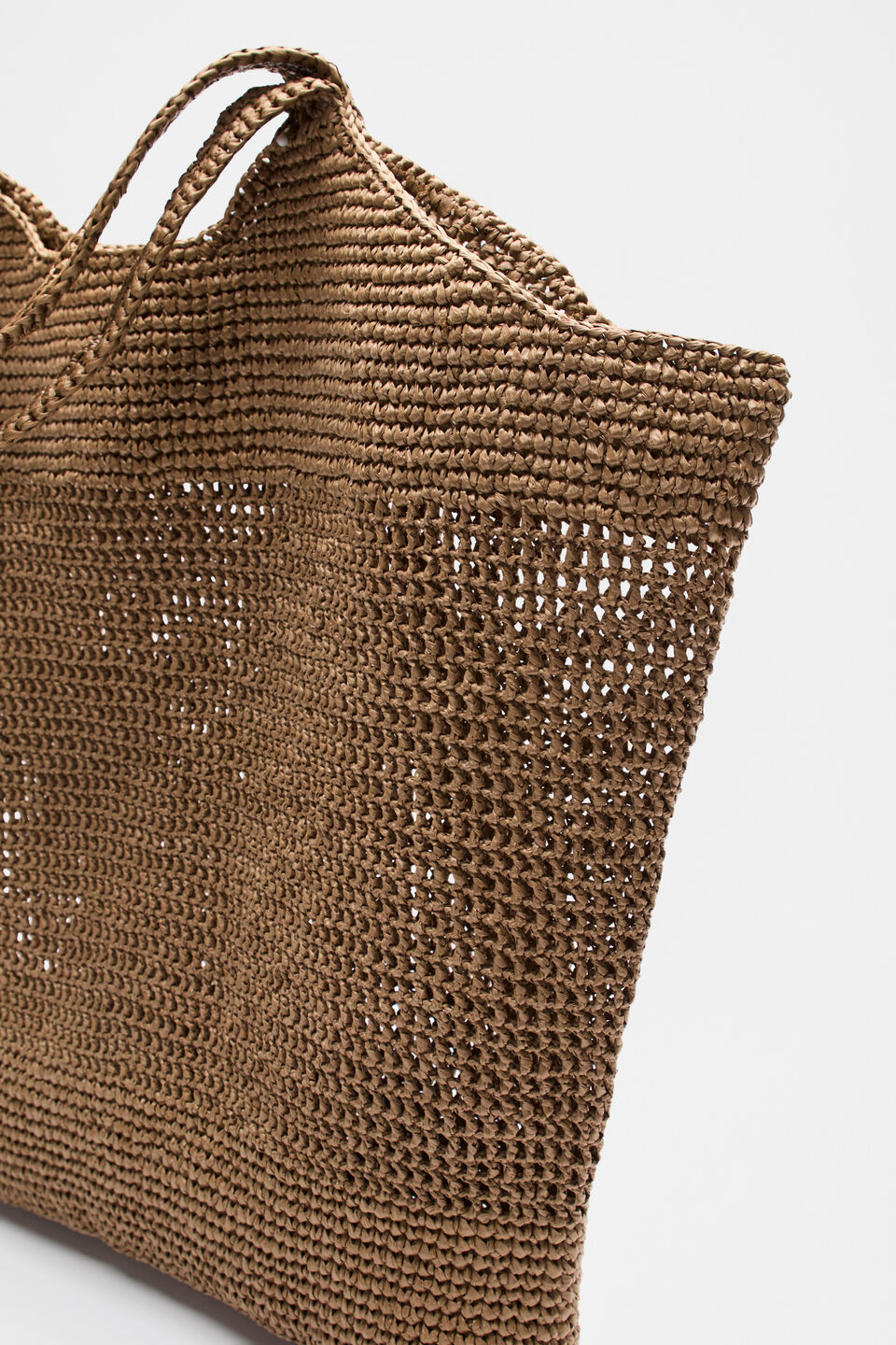 Woven Large Tote  Cinnamon Spice