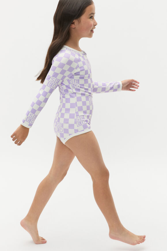 Check Logo Rashsuit  Lavender  hi-res