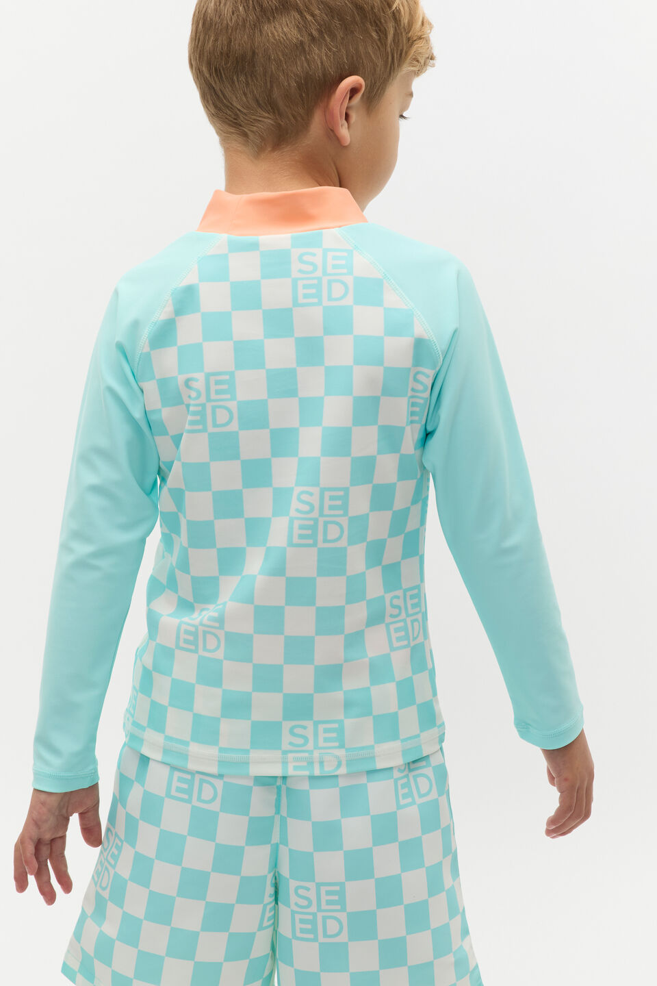 Check Logo Rashvest  Ocean Blue
