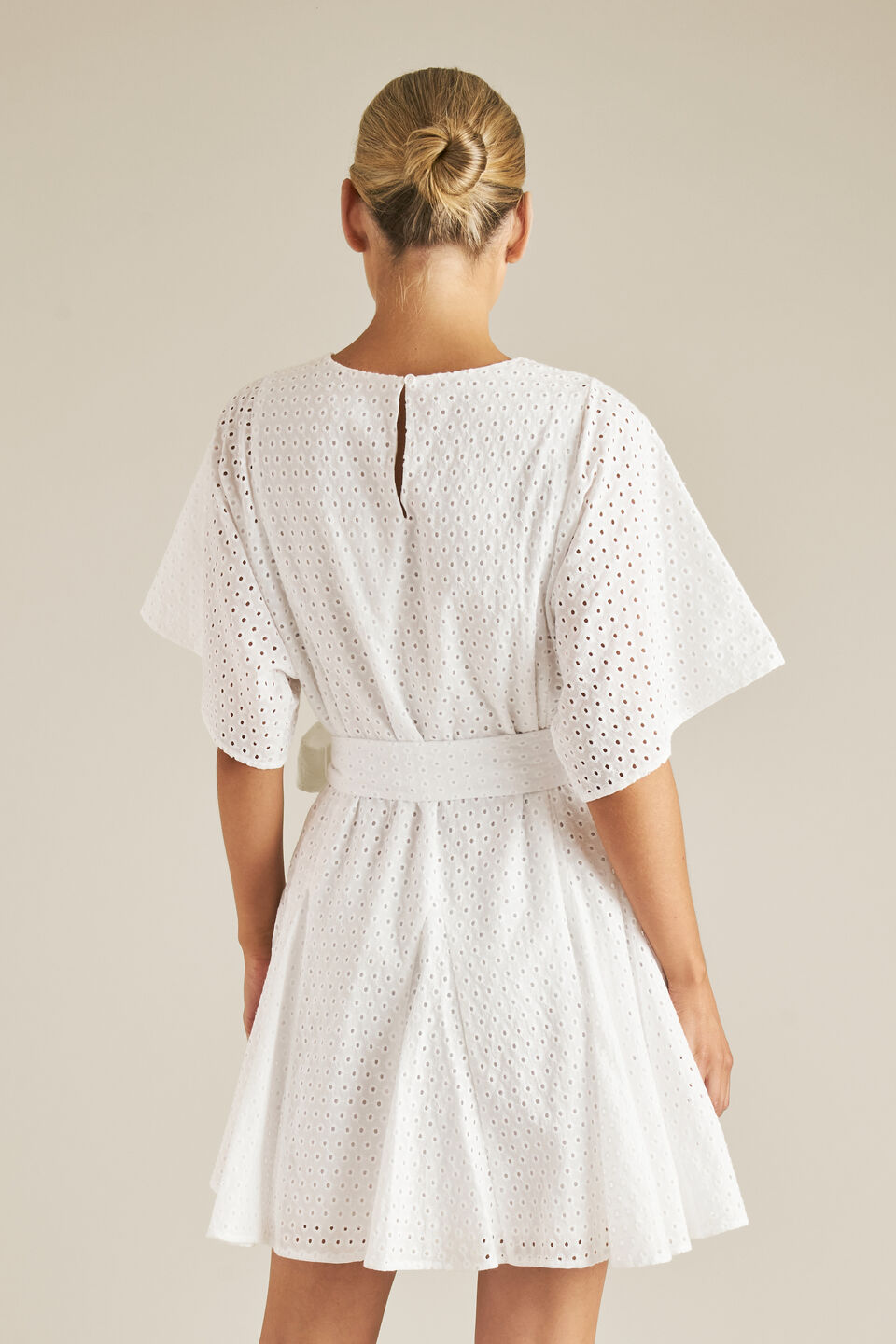 Broderie Godet Dress  
