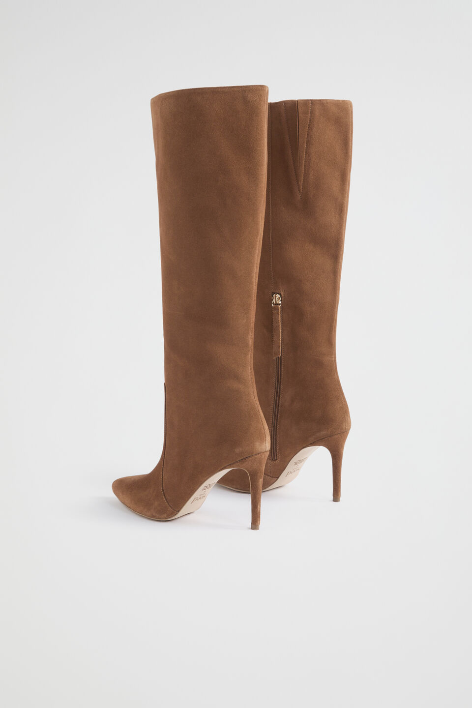 Shae High Leg Boot  Tan Suede