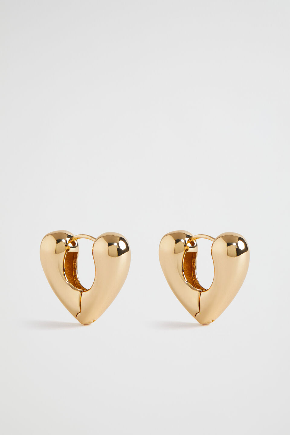 Heart Hoop  Gold