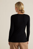Long Sleeve Rib Top    hi-res