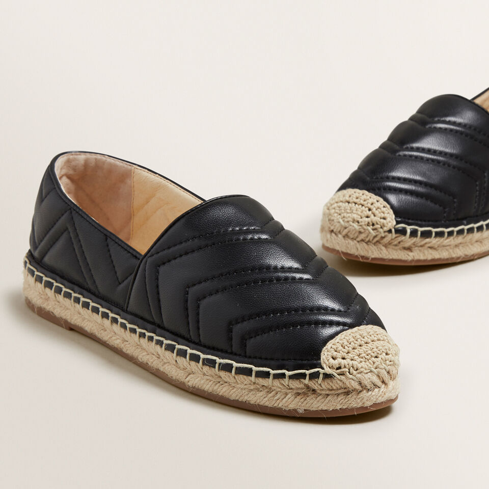 Frida Leather Espadrille  