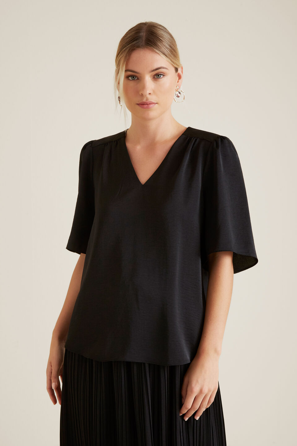 Flutter Sleeve Blouse  