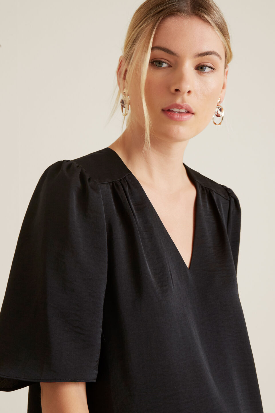 Flutter Sleeve Blouse  