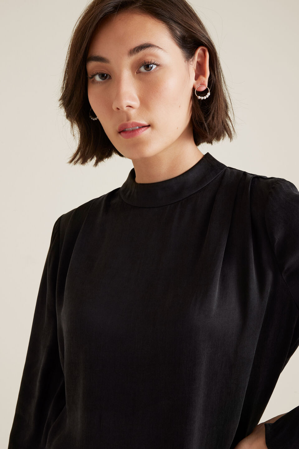 Mock Neck Top  