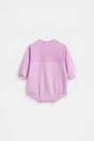 Spliced Logo Romper  Orchid Bloom  hi-res