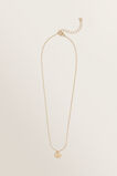 Initial Disc Necklace    hi-res