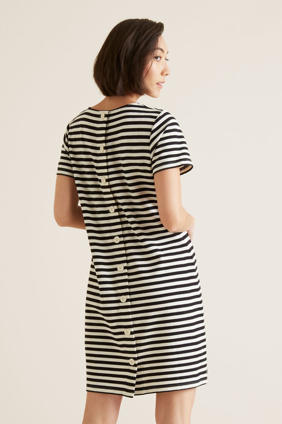 Stripe Pique Dress  
