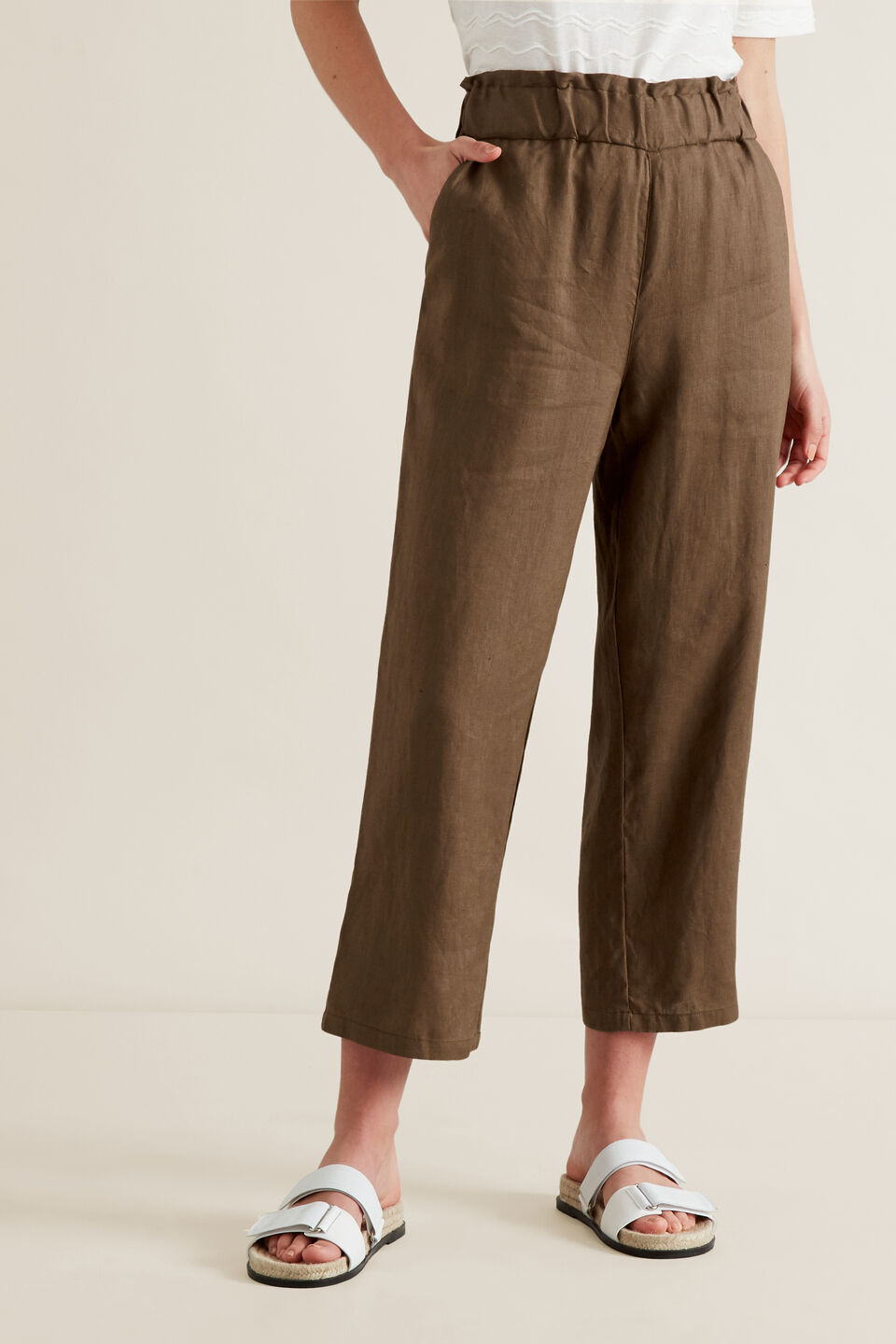 Linen Relaxed Pant  