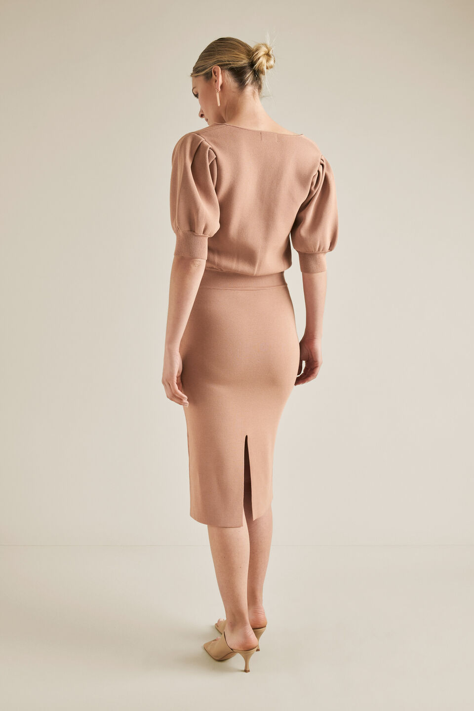 Crepe Knit Dress  