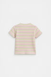 Stripe Waffle Tee  Multi  hi-res