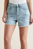 Distressed Denim Short    hi-res