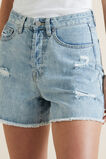 Distressed Denim Short    hi-res