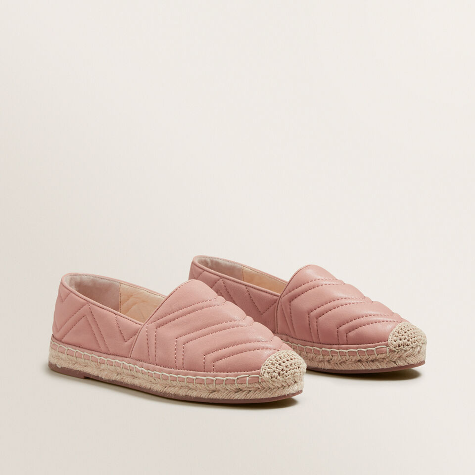 Frida Leather Espadrille  