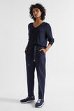 V Neck Supersoft Top  Midnight Sky  hi-res