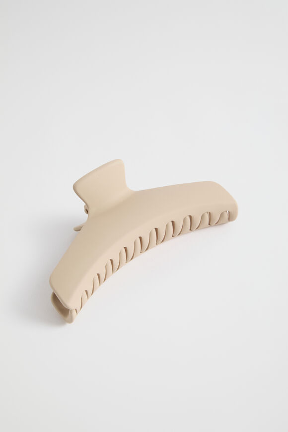Angular Hair Claw  Champagne Beige  hi-res
