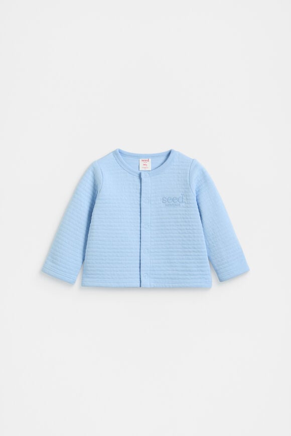 Quilted Logo Jacket  Clear Blue  hi-res