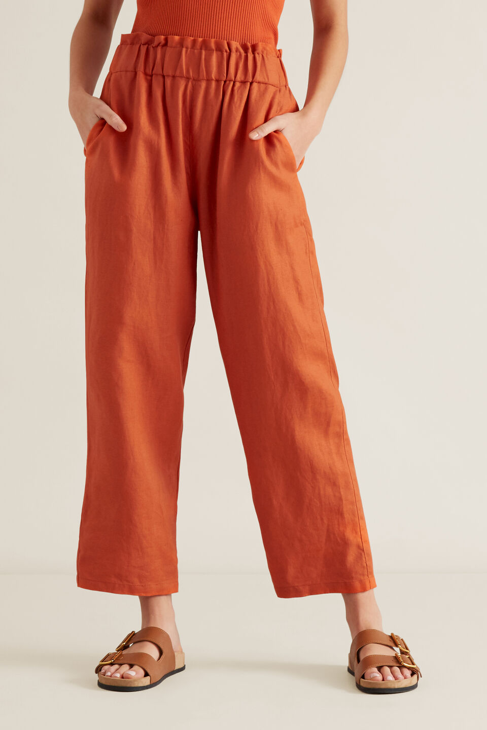 Linen Relaxed Pant  