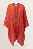Pleated Summer Poncho    hi-res