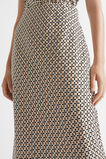 Linen Geo Skirt  Champagne Geo  hi-res