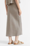 Linen Geo Skirt  Champagne Geo  hi-res