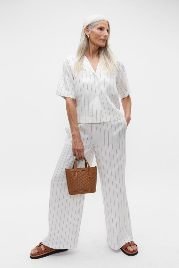Linear Stripe Pant  Cloud Cream Stripe  hi-res