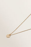Initial Disc Necklace    hi-res