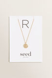 Initial Disc Necklace    hi-res