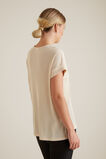 Micro Pleat Tee    hi-res