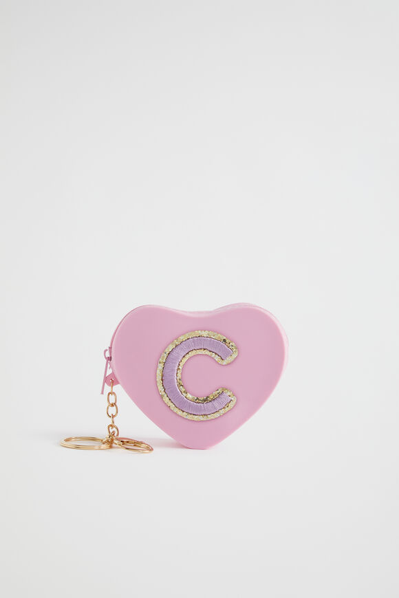 Silicone Initial Keyring  C  hi-res