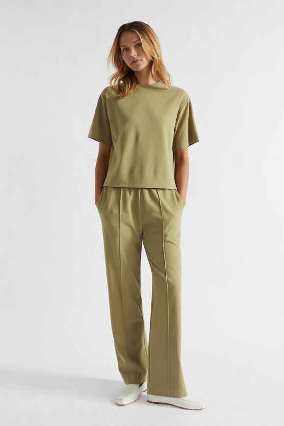 Double Knit Boxy Tee  Pistachio  hi-res