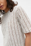 Textured Stripe Top  Affogato Stripe  hi-res