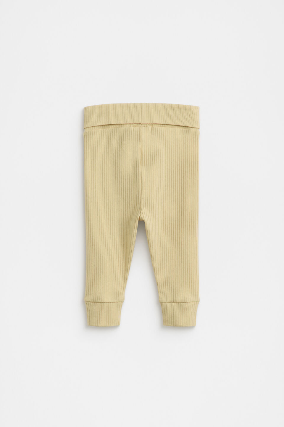 Rib Logo Legging  Honey