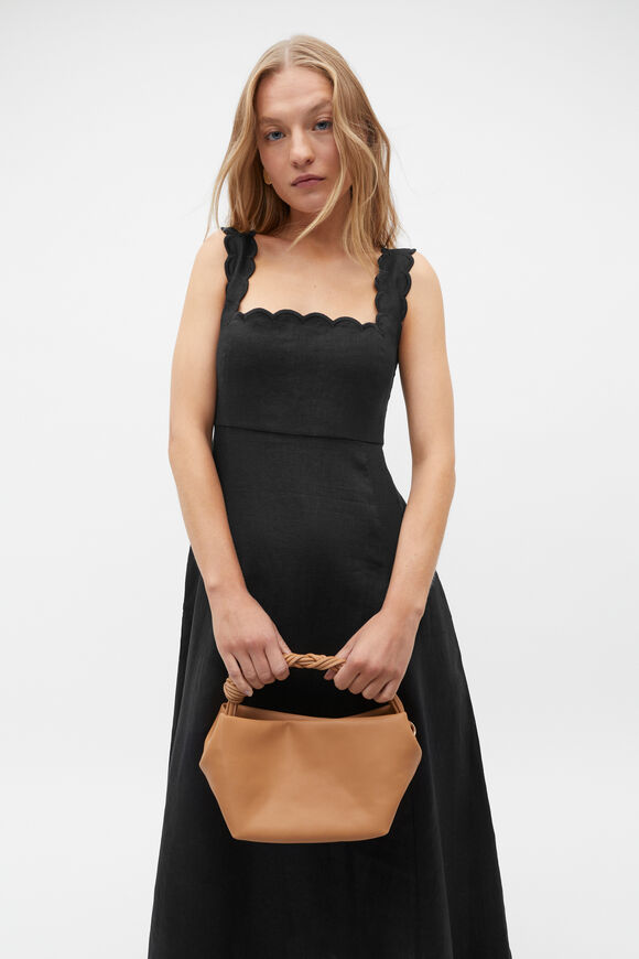 Braided Shoulder Bag  Caramel  hi-res