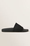 Seed Knit Pool Slide  Black  hi-res