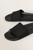 Seed Knit Pool Slide  Black  hi-res