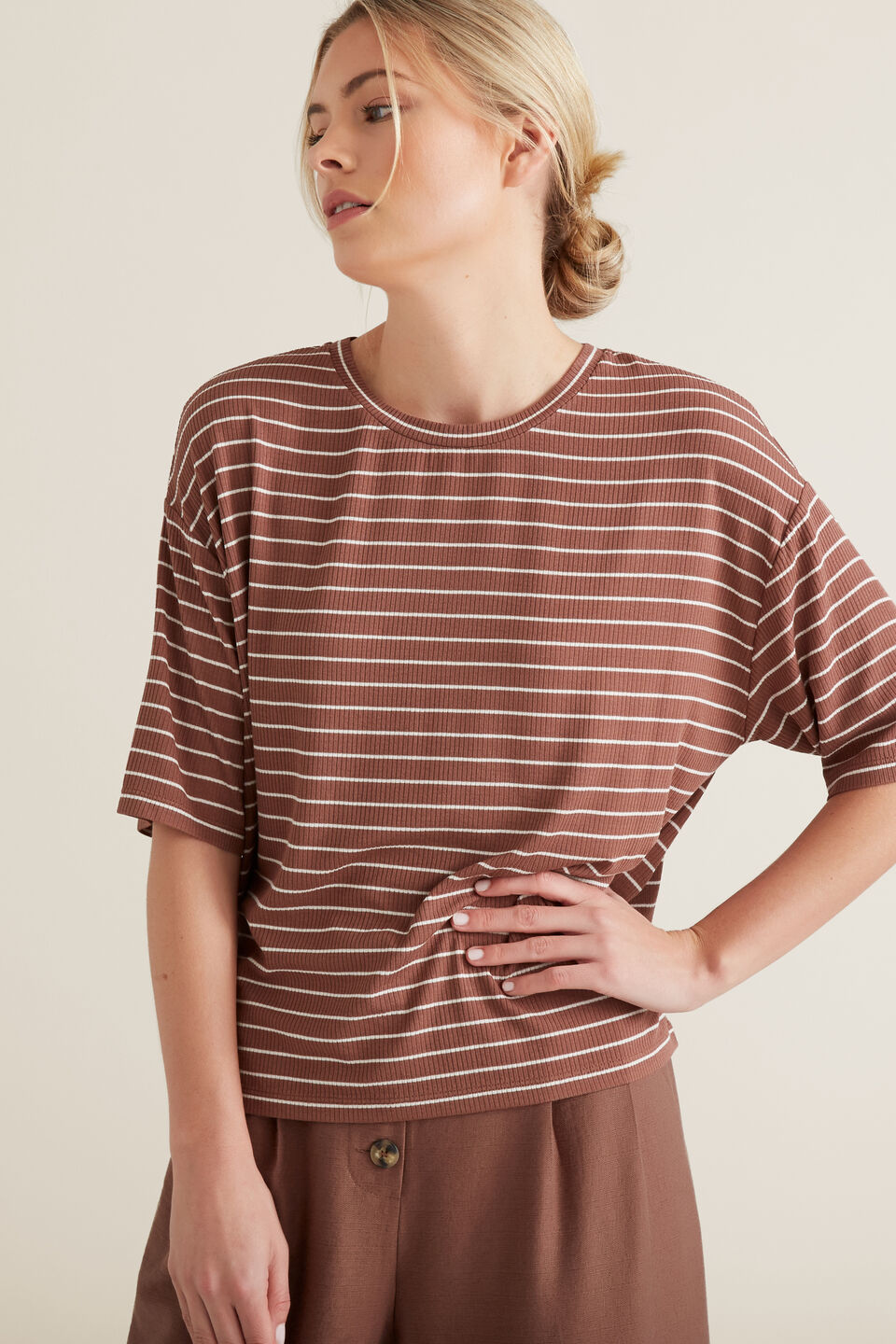 Boxy Drop Shoulder Tee  