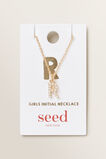 Initial Pearl Necklace    hi-res