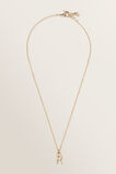 Initial Pearl Necklace    hi-res