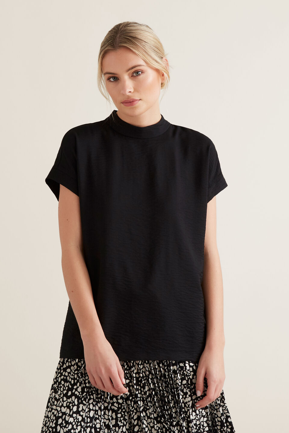 Mock Neck Top  