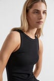 Core Rib Tank Dress  Black  hi-res