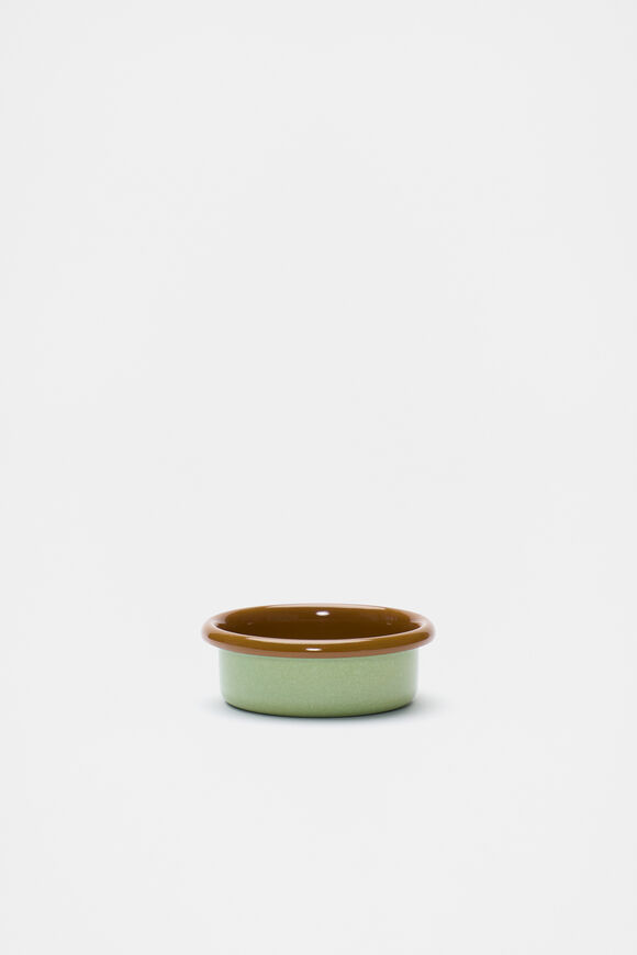 Amira Enamel Mini Dish  Deep Emerald  hi-res