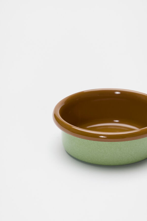 Amira Enamel Mini Dish  Deep Emerald  hi-res