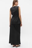 Linen Vest Top  Black  hi-res