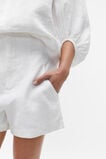 Core Linen Waisted Short  Whisper White  hi-res