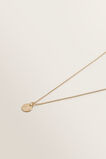 Initial Disc Necklace    hi-res