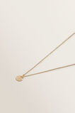 Initial Disc Necklace    hi-res