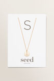 Initial Disc Necklace    hi-res